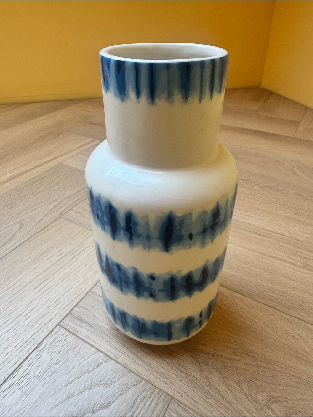 Blue and White Ceramic Vase